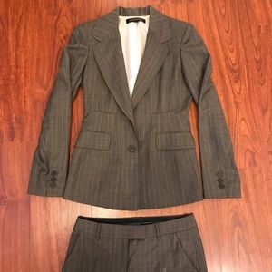 ANNE KLEIN | Grey Suit Set